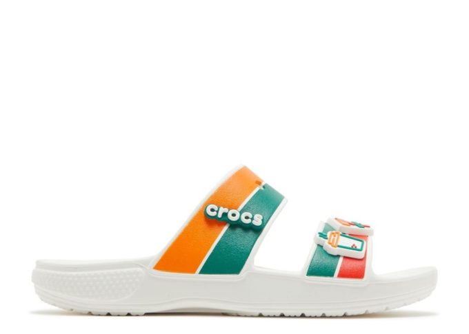 7-Eleven x klassisk sandal ”Vit”