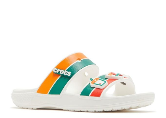 7-Eleven x klassisk sandal ”Vit”