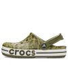 Crocs 4 Printing Camouflage Green Unisex Sandaler 206232-354