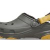 Crocs All-Terrian-fodrade träskor ”Dusty Olive” 207936-3J5