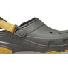 Crocs All-Terrian-fodrade träskor ”Dusty Olive” 207936-3J5