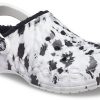 Crocs Baya Fodrad Clog Fleece Fodrad Unisex Vit Grå Tofflor ”White Grey” 205975-10M