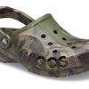 Crocs Baya Marble Fashion Outdoor Unisex Militärgröna sandaler 206935-3TC Crocs Baya Marble Fashion Outdoor Unisex Militärgröna sandaler 206935-3TC