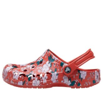 Crocs Baya säsongstryckta träskor ”Spicy Orange White” 206230-82Z