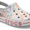 Crocs Bayaband Beach ljusgrå Flowers Sandaler 206232-0GN Crocs Bayaband Beach ljusgrå Flowers Sandaler 206232-0GN