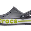 Crocs Bayaband Cozy Sports Sandaler Röd Unisex Grå 205089-0GX