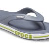 Crocs Bayaband Flip Non-Slip Slitbeständig Casual Grågröna Tofflor ”Grey Green” 205393-0A3