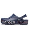 Crocs Bayaband trycksandaler unisexblå 206233-410