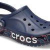 Crocs Bayaband trycksandaler unisexblå 206233-410