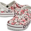 Crocs Bayaband tryckta klassiska träskor ”White Brown Red” 205840-1CD