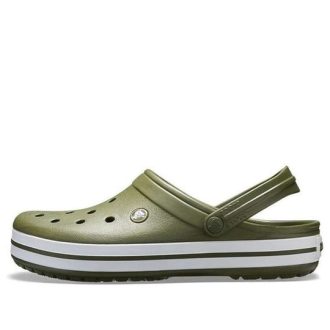 Crocs Beach Army Green Sandaler 11016-37P