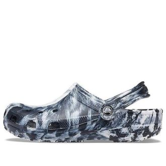 Crocs Beach Marble Unisex Black White Sandaler ”Black White” 206867-103