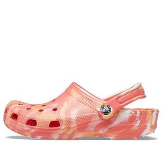 Crocs Beach Orange Marble Sandaler 206867-6SN