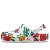 Crocs Beach White Flowers Sandaler ”White Red Green” 206230-10D
