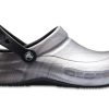 Crocs Bistro Grafiska träskor ”Silver Black” 204044-041