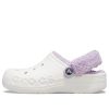 Crocs Classic Baya Fodrad Fuzz-Strap Clog ”White Lila” 206633-577