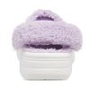 Crocs Classic Baya Fodrad Fuzz-Strap Clog ”White Lila” 206633-577
