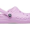 Crocs Classic Baya-fodrad träsko ”Pink” 207500-5Q5