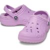 Crocs Classic Baya-fodrad träsko ”Pink” 207500-5Q5