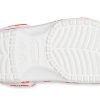 Crocs Classic Beach Sandals Unisex Röd Vit 207849-1AZ