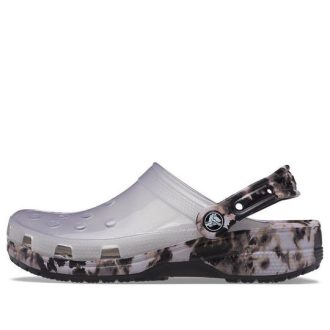 Crocs Classic Bleach Clogs ”Translucent Black White” 207333-001
