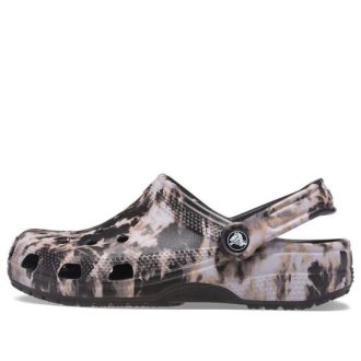 Crocs Classic Bleach Dye Clogs ”Black White” 207326-001