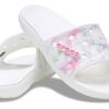 Crocs Classic Bleach Dye Slides ”White Pink” 207411-94S