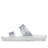 Crocs Classic Casual Fashion Unisex Silver Tofflor 207769-90H