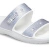 Crocs Classic Casual Fashion Unisex Silver Tofflor 207769-90H
