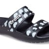 Crocs Classic Casual Fashion Unisex Svart Blå Tofflor 207680-066