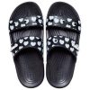 Crocs Classic Casual Fashion Unisex Svart Blå Tofflor 207680-066