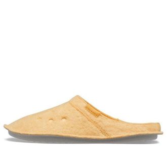 Crocs Classic Casual Thicken Håll dig varm Unisex Gula tofflor 203600-838