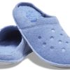 Crocs Classic Casual Thicken Stay Warm Unisex blå tofflor 203600-4RU