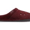 Crocs Classic Casual Thicken Stay Warm Unisex vinröda tofflor 203600-60U