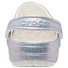Crocs Classic Casual Unisex Metallic Silver Rosa Sandaler 207551-90H
