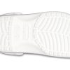 Crocs Classic Casual Unisex Metallic Silver Rosa Sandaler 207551-90H