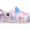 Crocs Classic Casual Unisex Vit Rosa Blå Sandaler ”Vit Rosa Blå” 207567-94S