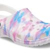 Crocs Classic Casual Unisex Vit Rosa Blå Sandaler ”Vit Rosa Blå” 207567-94S