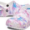 Crocs Classic Casual Unisex Vit Rosa Blå Sandaler ”Vit Rosa Blå” 207567-94S