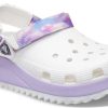 Crocs Classic Casual Unisex vita lila sandaler ”White Purple” 207772-577