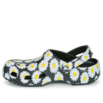 Crocs Classic clo daisy Heltryckssandaler Unisex Svart 206375-0ZI
