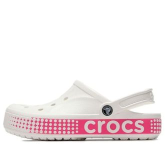 Crocs Classic Clog Andas halkfri sko Rosa Vit 206852-100