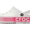 Crocs Classic Clog Andas halkfri sko Rosa Vit 206852-100