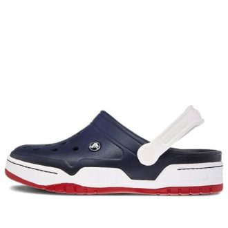 Crocs Classic Clog Beach Shoe Blå Vit 14300-462