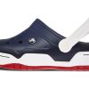 Crocs Classic Clog Beach Shoe Blå Vit 14300-462