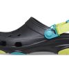 Crocs Classic Clog Beach Unisex svarta sandaler 206340-0C4