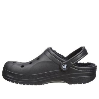 Crocs Classic Clog Casual Stay Warm Sko Unisex Svart 203766-060