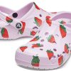 Crocs Classic Clog Casual Unisex Rosa Strawberry Sandaler 206230-6GD