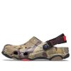 Crocs Classic Clog Desert Camouflage Beach Unisex Svarta Bruna sandaler 207305-088