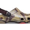 Crocs Classic Clog Desert Camouflage Beach Unisex Svarta Bruna sandaler 207305-088